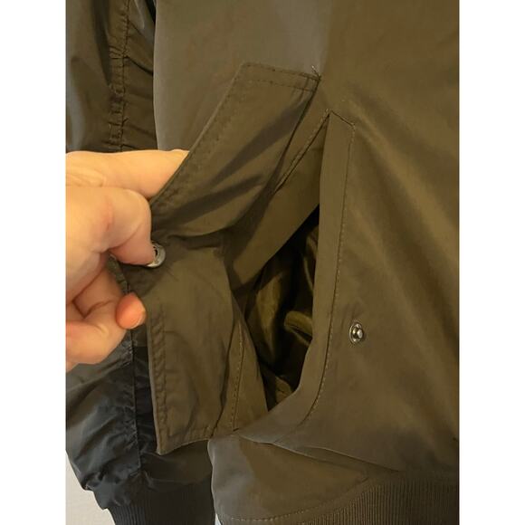 NWT Bernardo of Fashion Collection B NY Olive Bomber Fall Winter Coat Size M - Picture 6 of 6